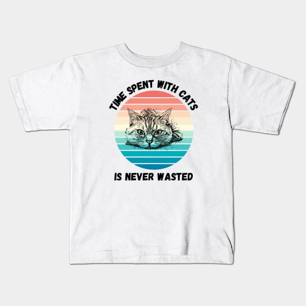 Cats Are Like Potato Chips You Cant Have Just One Kids T-Shirt by LetsGetInspired